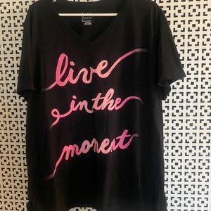 FINAL PRICE -   Just My Size Black Tee Size 3X NWOT